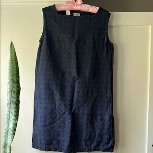 Eileen Fisher Blue Sleeveless Sheath Dress